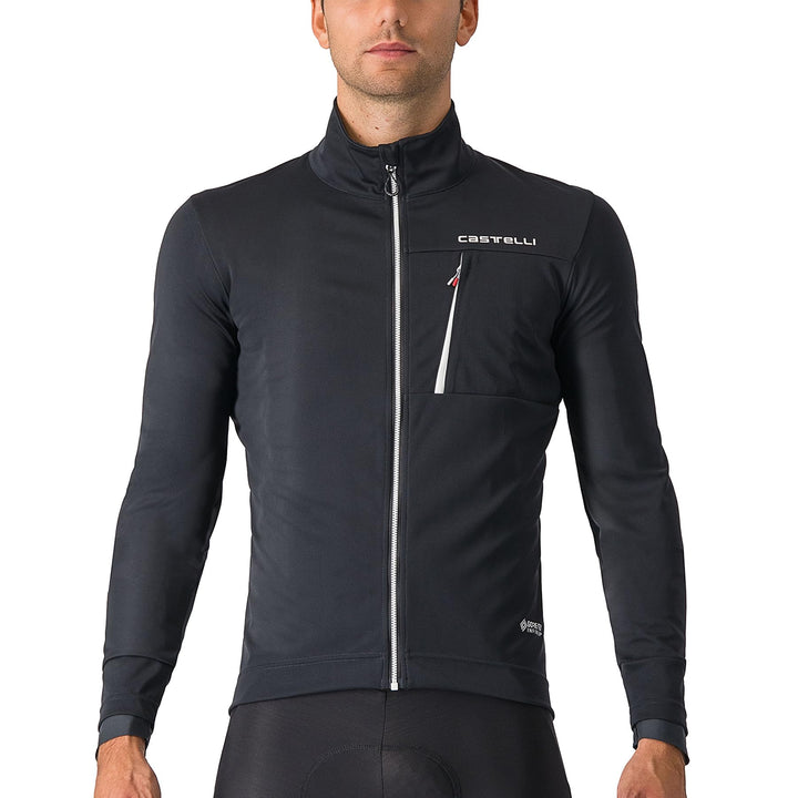 Castelli Herren Go Jacket Jacket (1er Pack) M LIGHT BLACK/WHITE, M LIGHT BLACK/WHITE