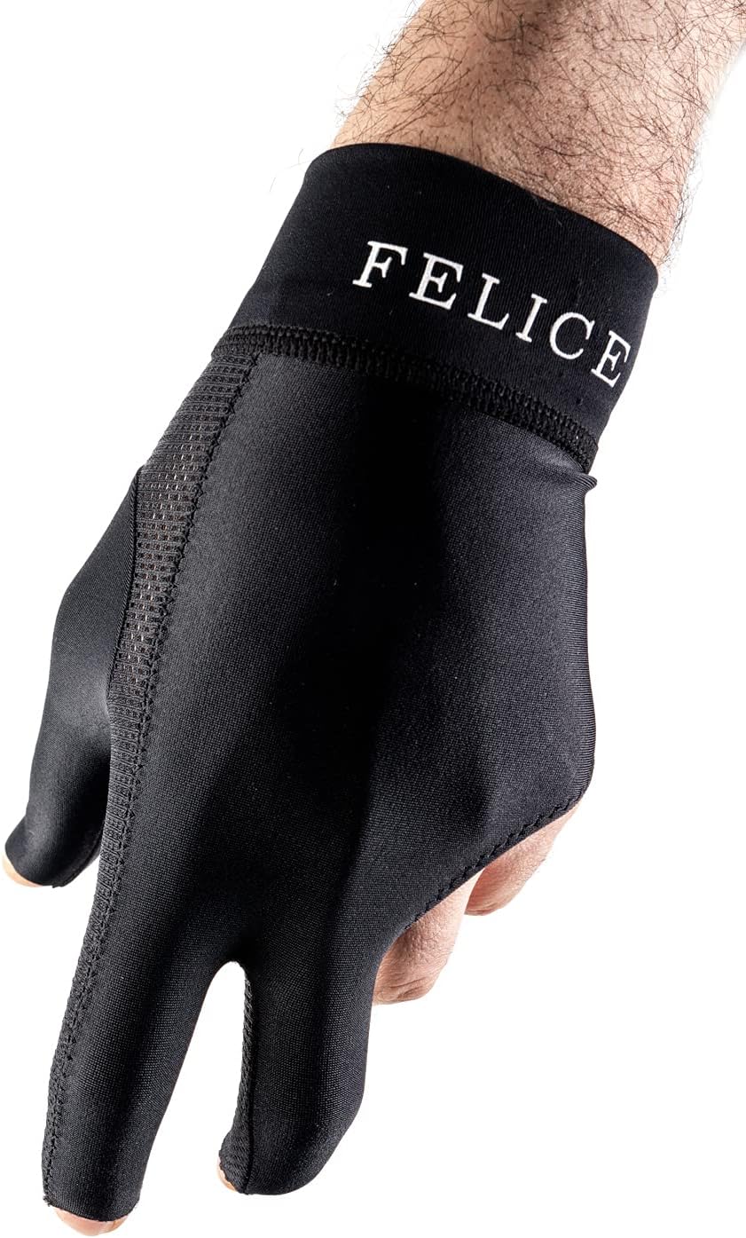 Winsport Billardhandschuh für Pool und Snooker in Profi Ausführung Fingerless