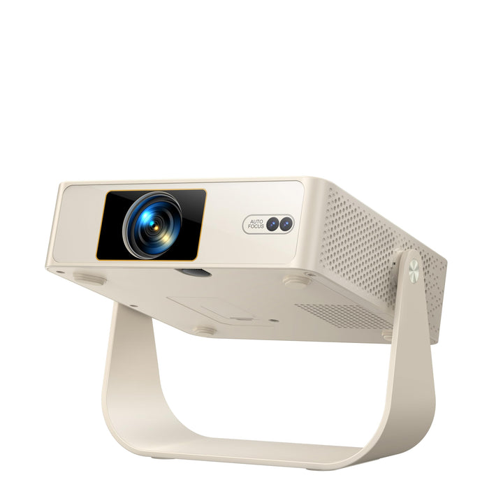 Yaber PROJECTOR Mini Smart Beamer, L1 Pro Native 1080P Tragbarer Projektor Beige, Beige