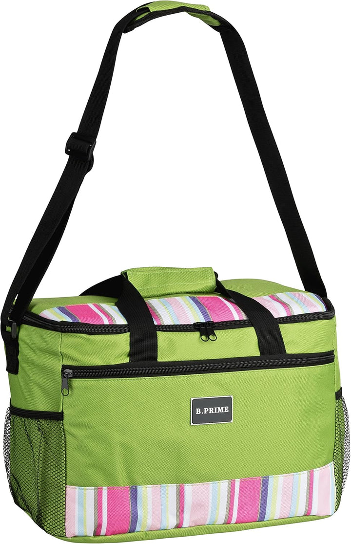 B.PRIME 20L Kühltasche Classic I 36x26x22cm I Isoliertasche I Lunch-Tasche I Kühlbox I Picknick-Tasc