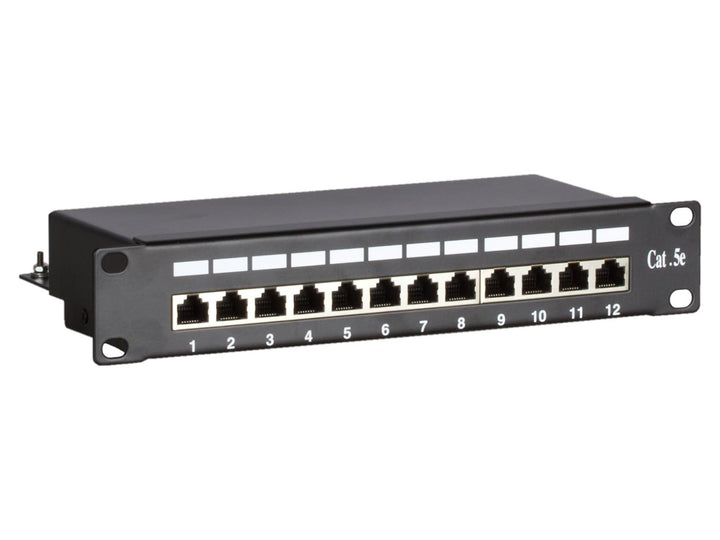 Patchpanel 10 Zoll - 12-fach FTP Patchpanel CAT 5e