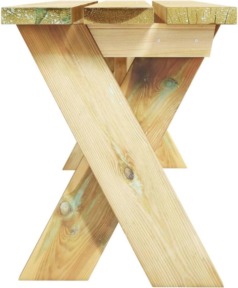 Bussandri Exclusive - Gartenbank 110 cm Kiefernholz Imprägniert