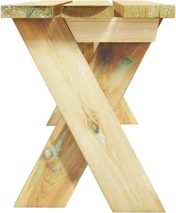 Bussandri Exclusive - Gartenbank 110 cm Kiefernholz Imprägniert