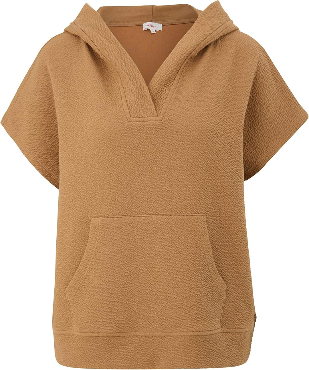 s.Oliver Damen Sweatshirt Kurzarm, Braun