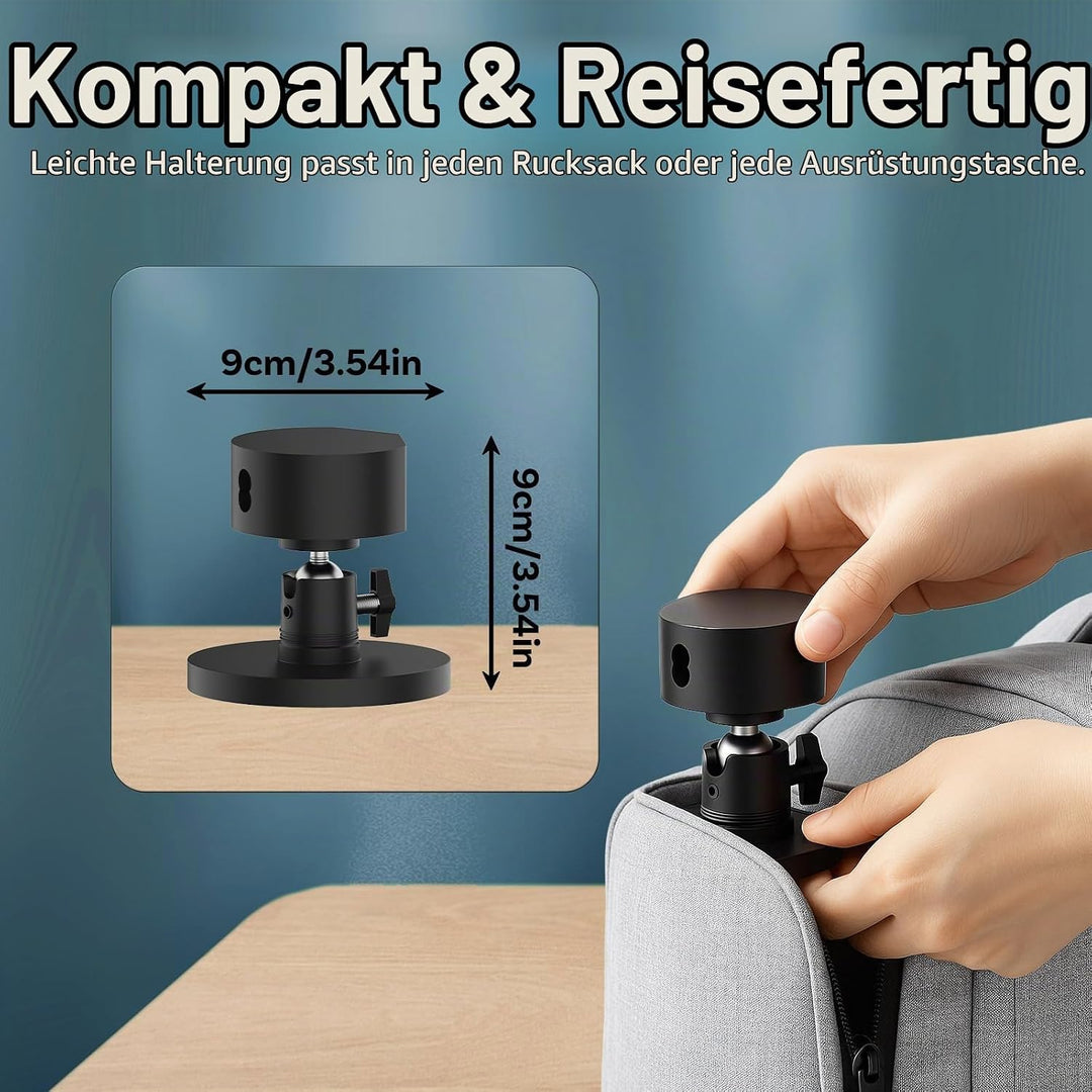 Verstellbare Magnethalterung für Starlink Mini von MMOBIEL – Basis aus Aluminiumlegierung mit starke