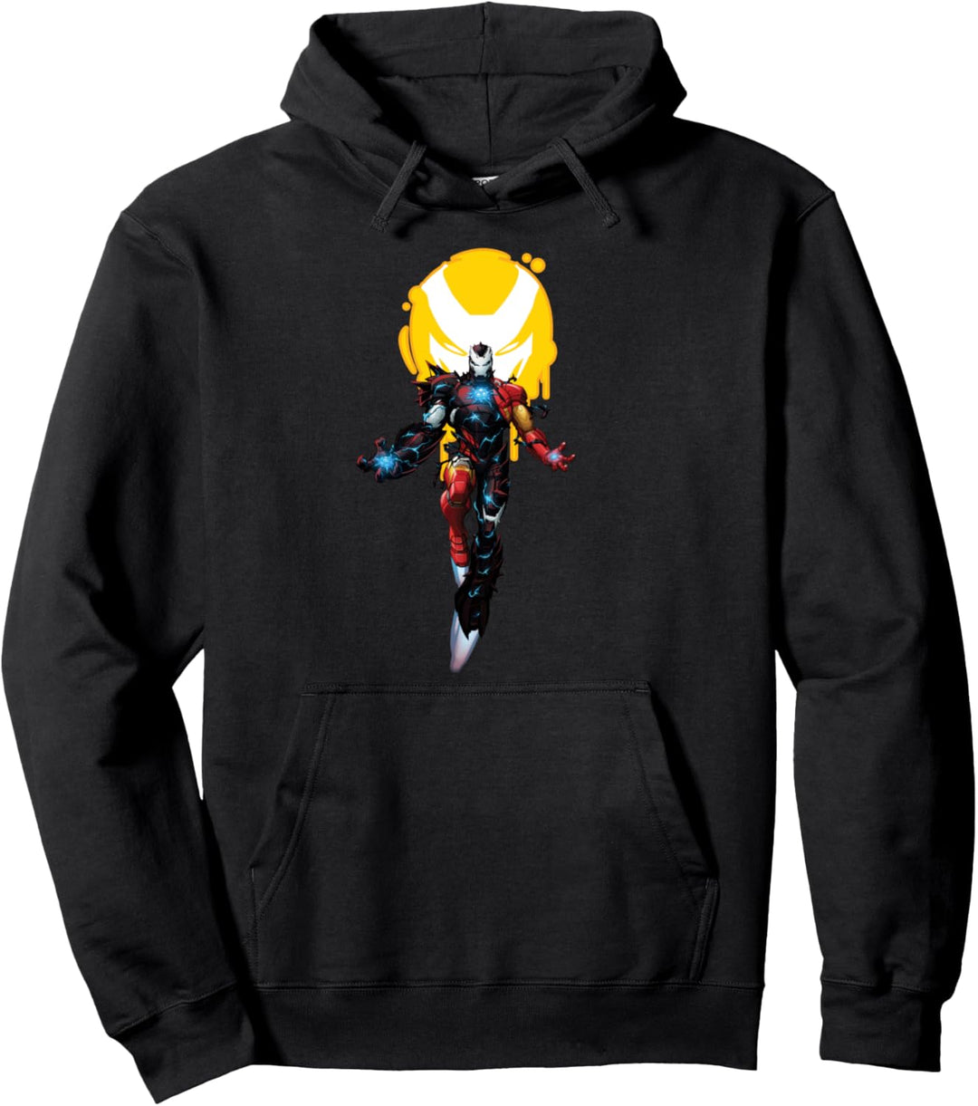 Marvel Iron Man Venom Mashup Logo Pullover Hoodie