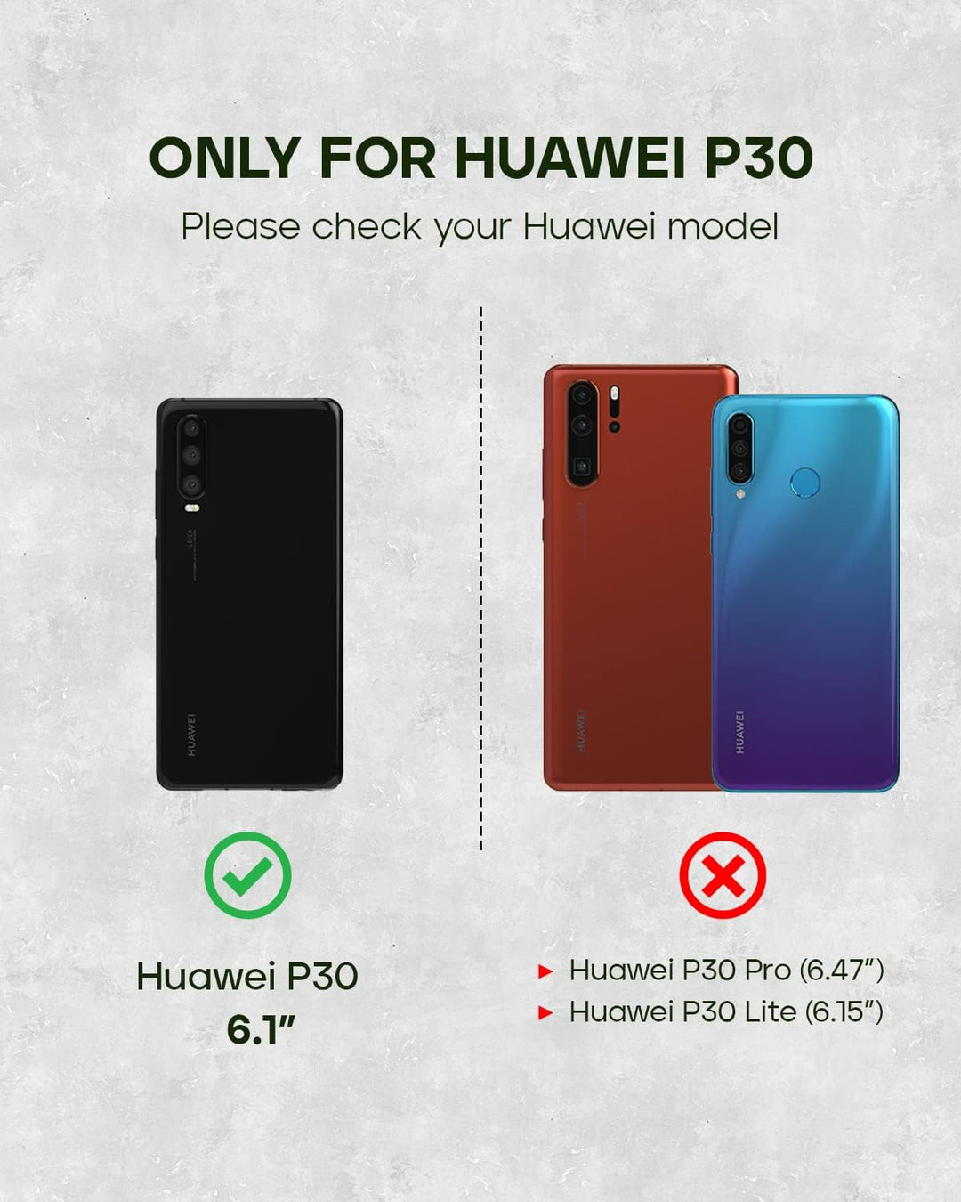 Porter Riley - Lederhülle für Huawei P30. Premium Echtleder Standhülle/Cover/Brieftasche kompatibel