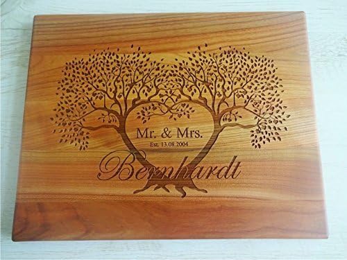 Personalisiertes Schneidebrett | Handgefertigt Schneidebrett | Frühstücksbrettchen mit Gravur | Hoch