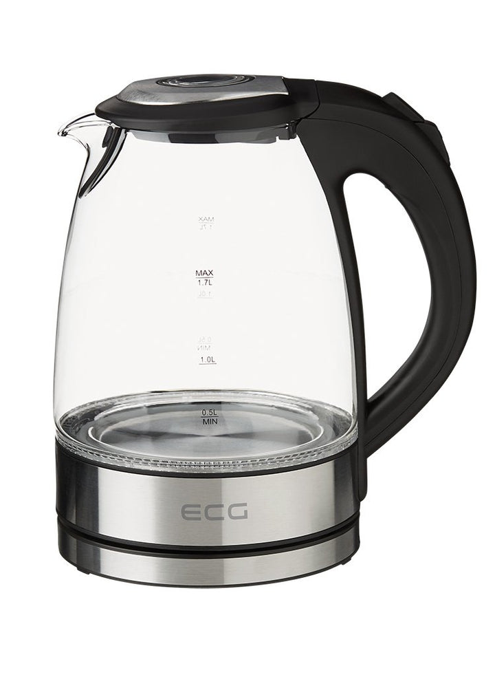 ECG RK 1776 Glass, Wasserkocher, 1,7 Liter, Glas, 1.7 liters