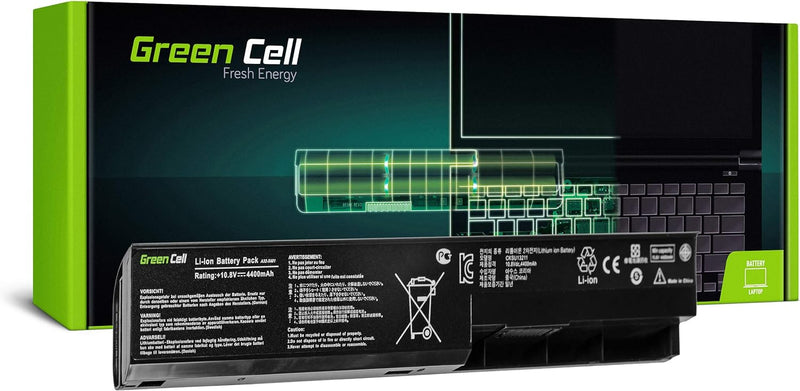 Green Cell A31-X401 A32-X401 A41-X401 A42-X401 Akku für Asus Laptop (4400mAh 11.1V Schwarz)