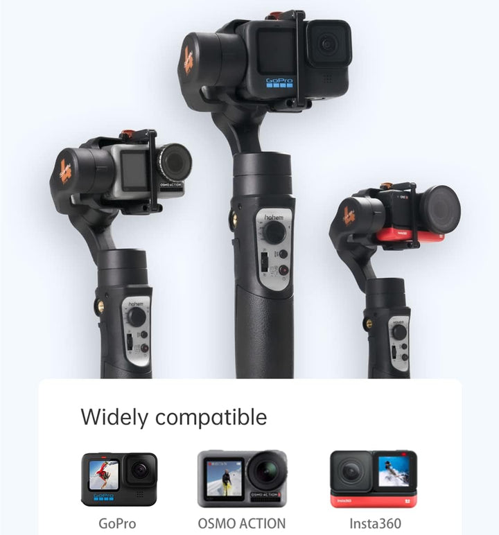 Hohem iSteady Pro 4 Action-Kamera Gimbal 3-Achse Spritzwassergeschützter Stabilisator für GoPro Hero