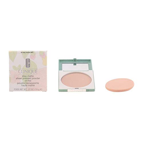 CLINIQUE Stay Matte Sheer Powder 04-Stay Honey 7.6 Gr 04-Stay Honey 7.6 g (1er Pack), 04-Stay Honey