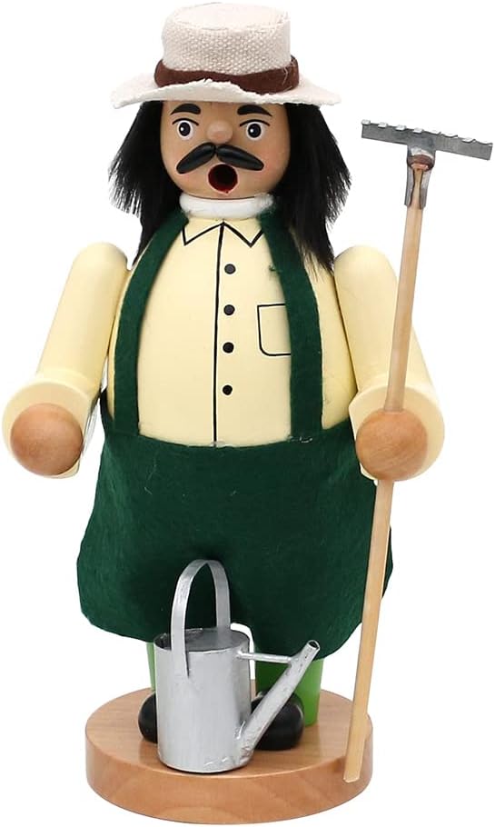 Dekohelden24 Räuchermann als Gärtner, ca. 20 cm, Gärtner