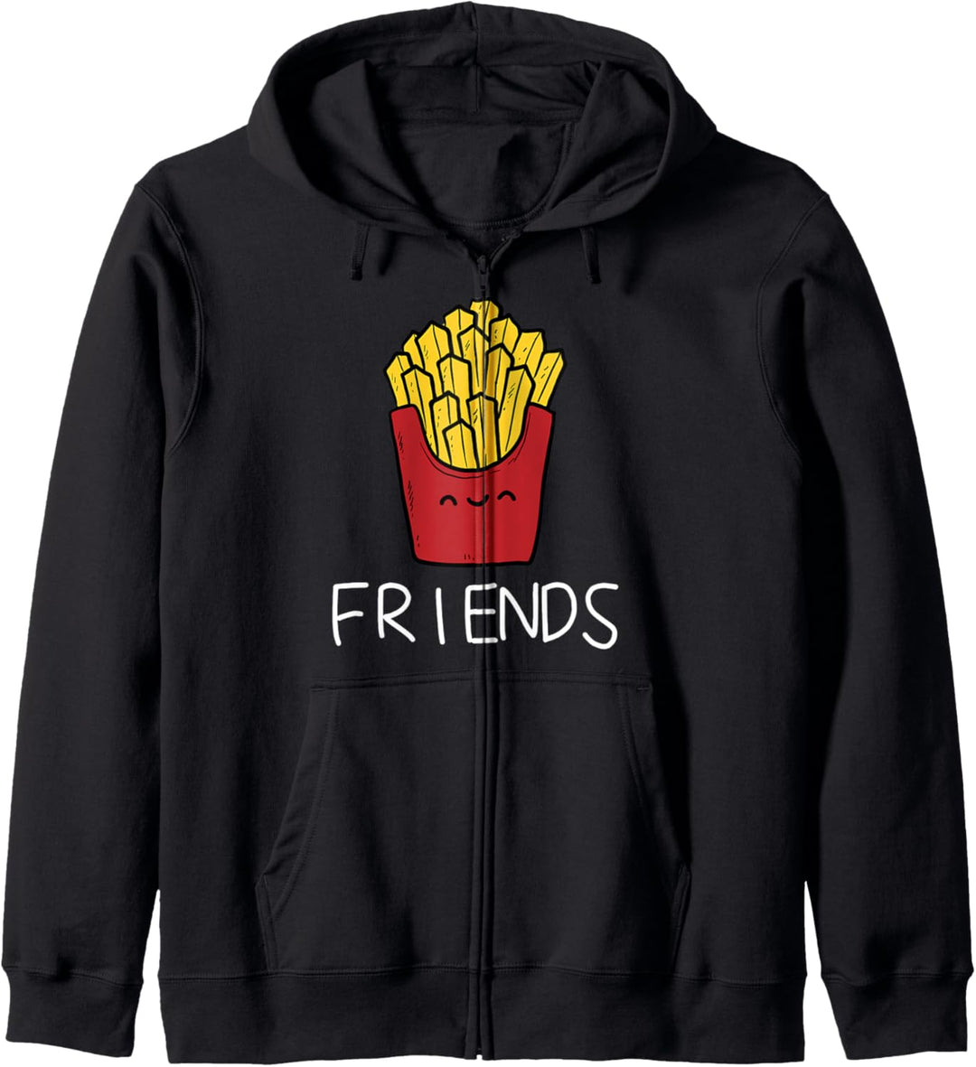 Vater Und Sohn Partnerlook Best Friends Pommes Partneroutfit Kapuzenjacke