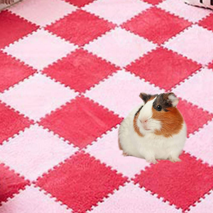 Oncpcare 10 Stück 30 x 30 cm Meerschweinchen-Einlagen, waschbar, wiederverwendbar, Meerschweinchen-F