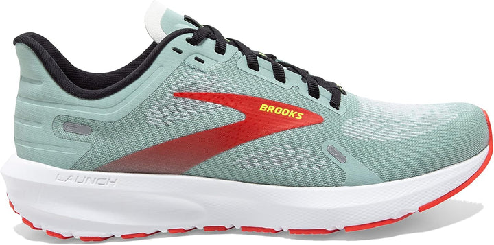 Brooks Men's Launch 9 Sneaker 46.5 EU Blue Surf Black Cherry Tom, 46.5 EU Blue Surf Black Cherry Tom
