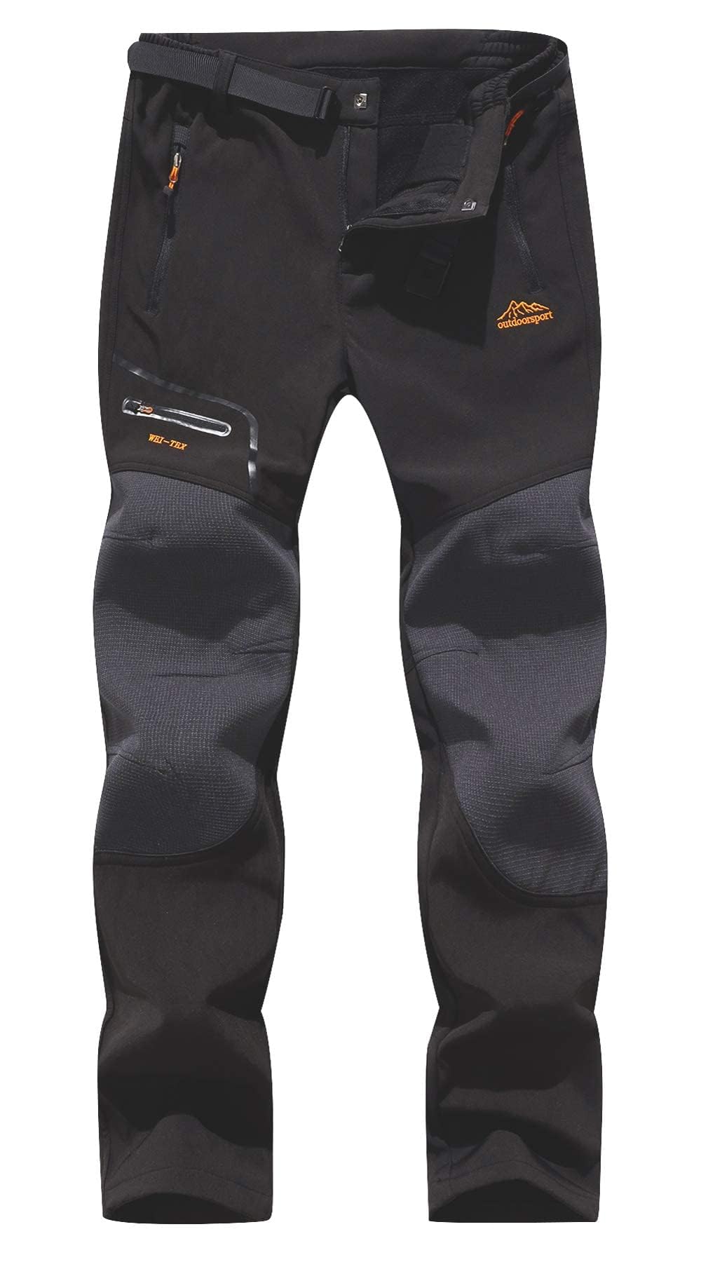 BenBoy Herren Wanderhose Wasserdicht Softshellhose Outdoorhose Winddicht Warm Gefüttert Skihose Snow