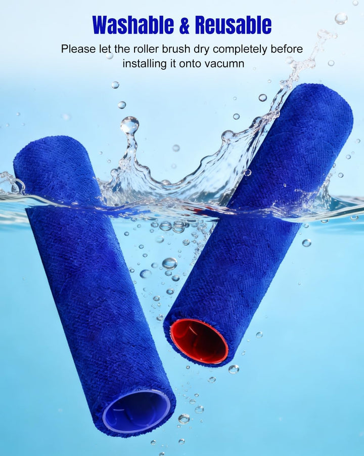 Rollenbürsten Ersatzteile für Dyson Wash G1 Nassstaubsauger, Bürstenrolle Zubehör Ersatzsets, 2 Stüc
