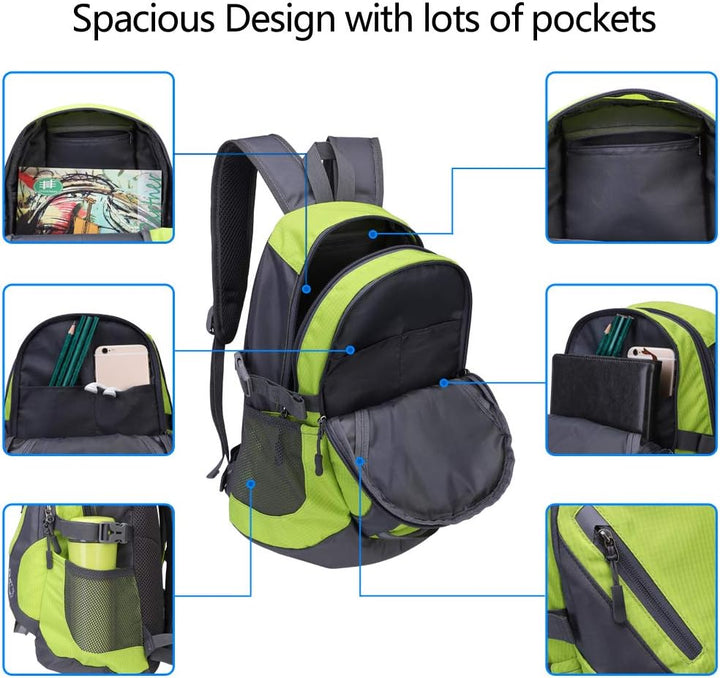 Bseash Kleine Grösse 20L leichte wasserdichte Rucksack, Outdoor Sport Travel Daypack für Radfahren W