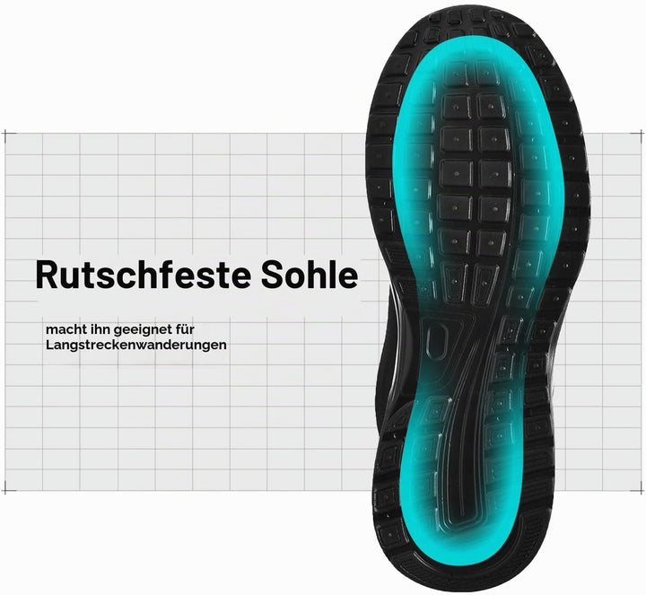 frysen Herren Damen Sportschuhe Laufschuhe mit Luftpolster Turnschuhe Profilsohle Sneakers Leichte S