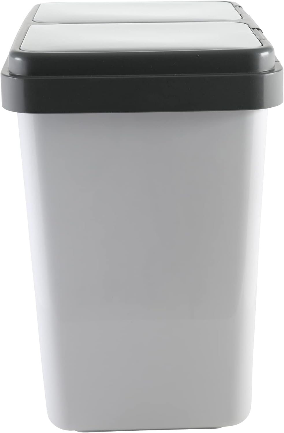 axentia Zweimer Müllbehälter, grau, ca. 23