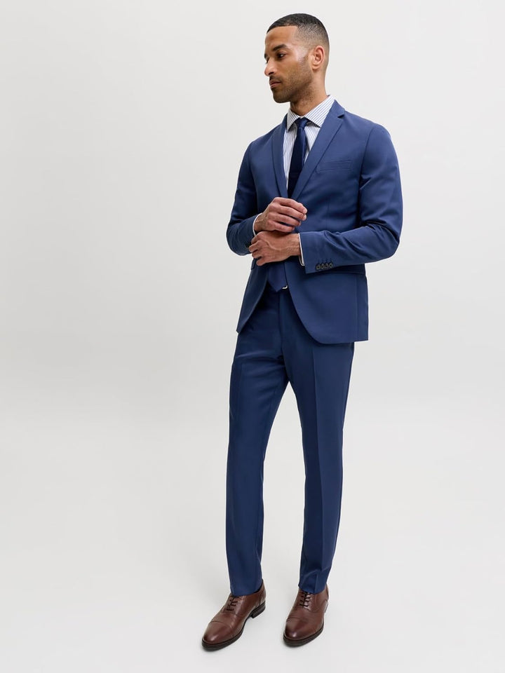 JACK & JONES Herren Jprcosta Suit Anzug, Medieval Blue/Fit:super Slim Fit