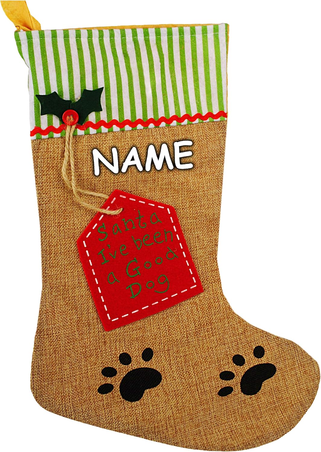 3 Stück 3D Effekt XL - Weihnachtssocken &amp; Weihnachtsstrümpfe - Haustiere - Hund - 49 cm - Hundefutte