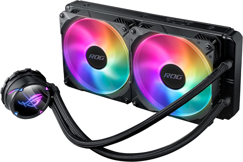ASUS ROG STRIX LC II 240 ARGB All-in-One Flüssig-CPU-Wasserkühlung (Aura Sync, zwei adressierbare RO