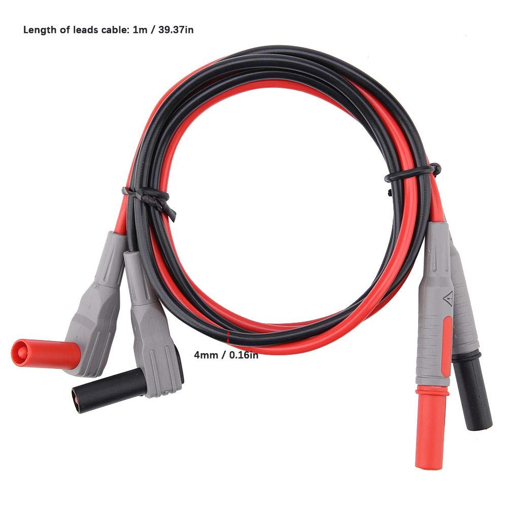 Messleitungen Multimeter Kabel Prüfkabel Set Elektronisches digitales Messleitungs-Kit für 1M mit Kr