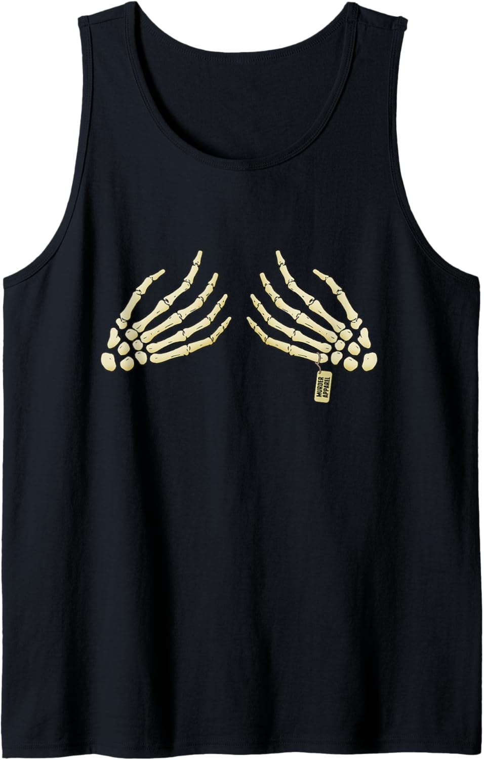 Skeleton Boobs Gothic Halloween Tank Top