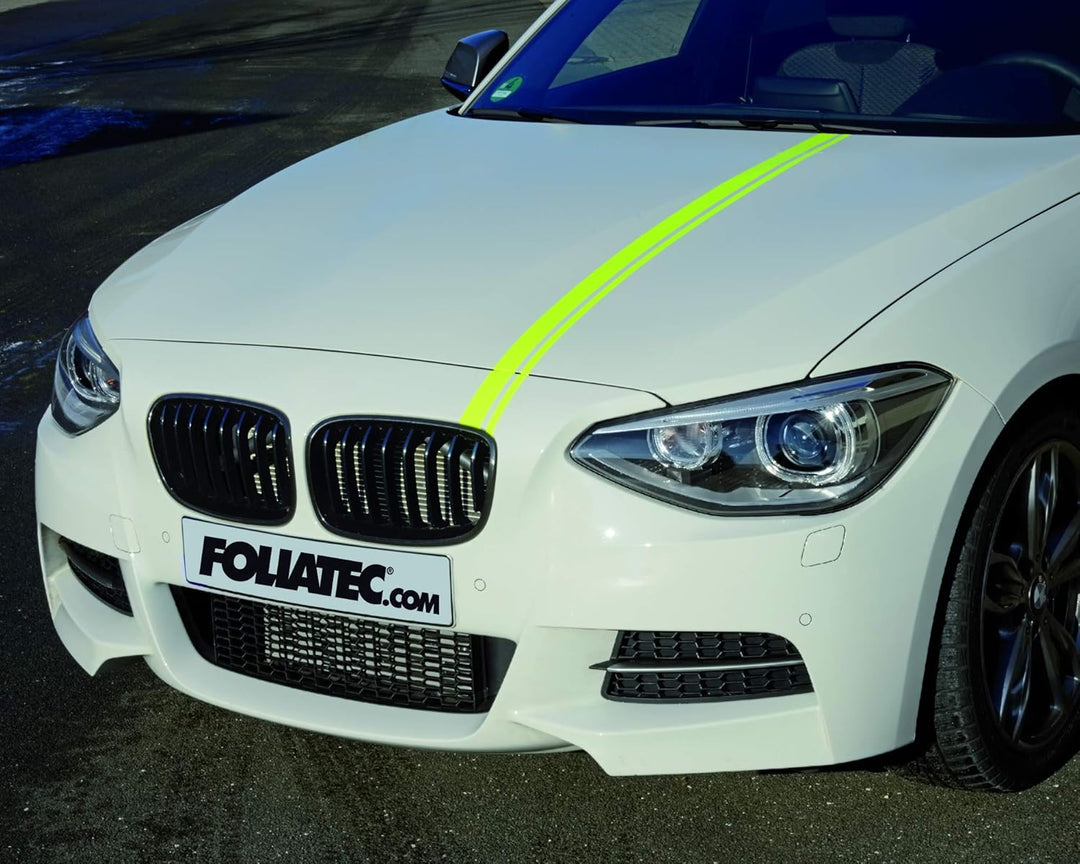 FOLIATEC Car Design Sticker Aufkleber Autoaufkleber LINES, neon gelb, 5,8 x 360 cm LINES Neon Gelb,
