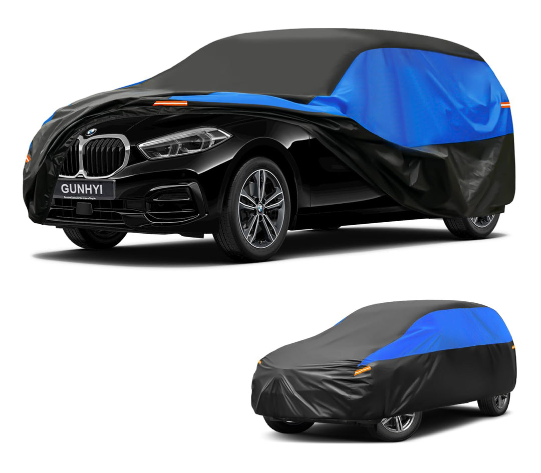 Gunhyi Autoabdeckung Wasserdicht Atmungsaktiv, Abdeckplane für BMW 1er E87/E81/F20/F21/F40/118i/120i