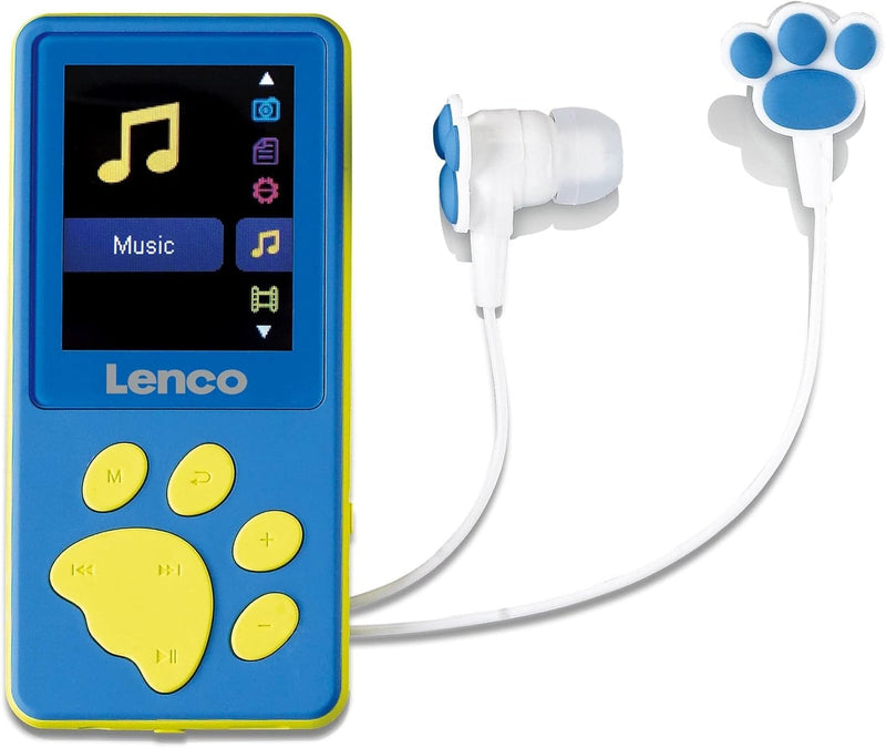 Lenco MP4-Player Xemio-560 MP4-Player 8GB Speicher LCD-Bildschirm blau