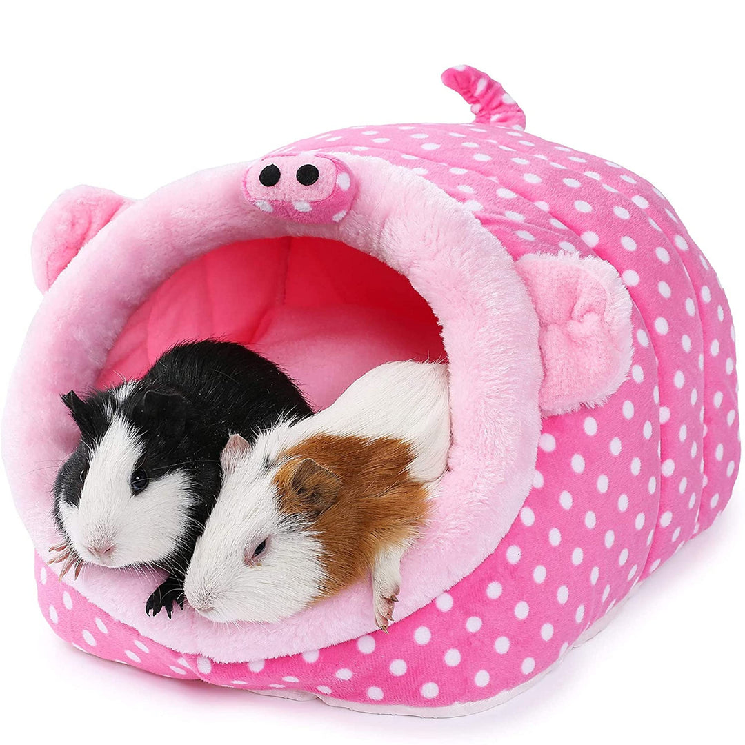 JanYoo Kleintierhöhle für Chinchilla, Igel, Meerschweinchen, Käfigzubehör, Spielzeug, für Bartagame,