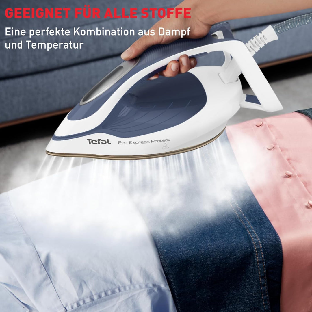 Tefal GV9225 Pro Express Protect Dampfbügelstation | 7,6 Bar Dampfdruck | variable Dampfmenge: 140 g