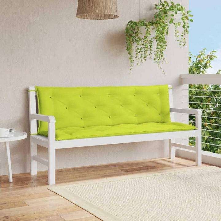 vidaXL Gartenbankauflage 2 STK., Bankauflage Bankkissen Outdoor, Polsterauflage für Gartenbank, Sitz
