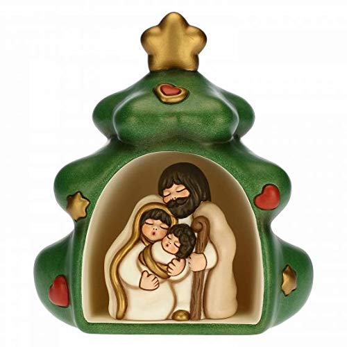 THUN - Komplettes Mini-Weihnachtskrippe im Weihnachtsbaum - Weihnachtsdekoration Haus - Klassische K