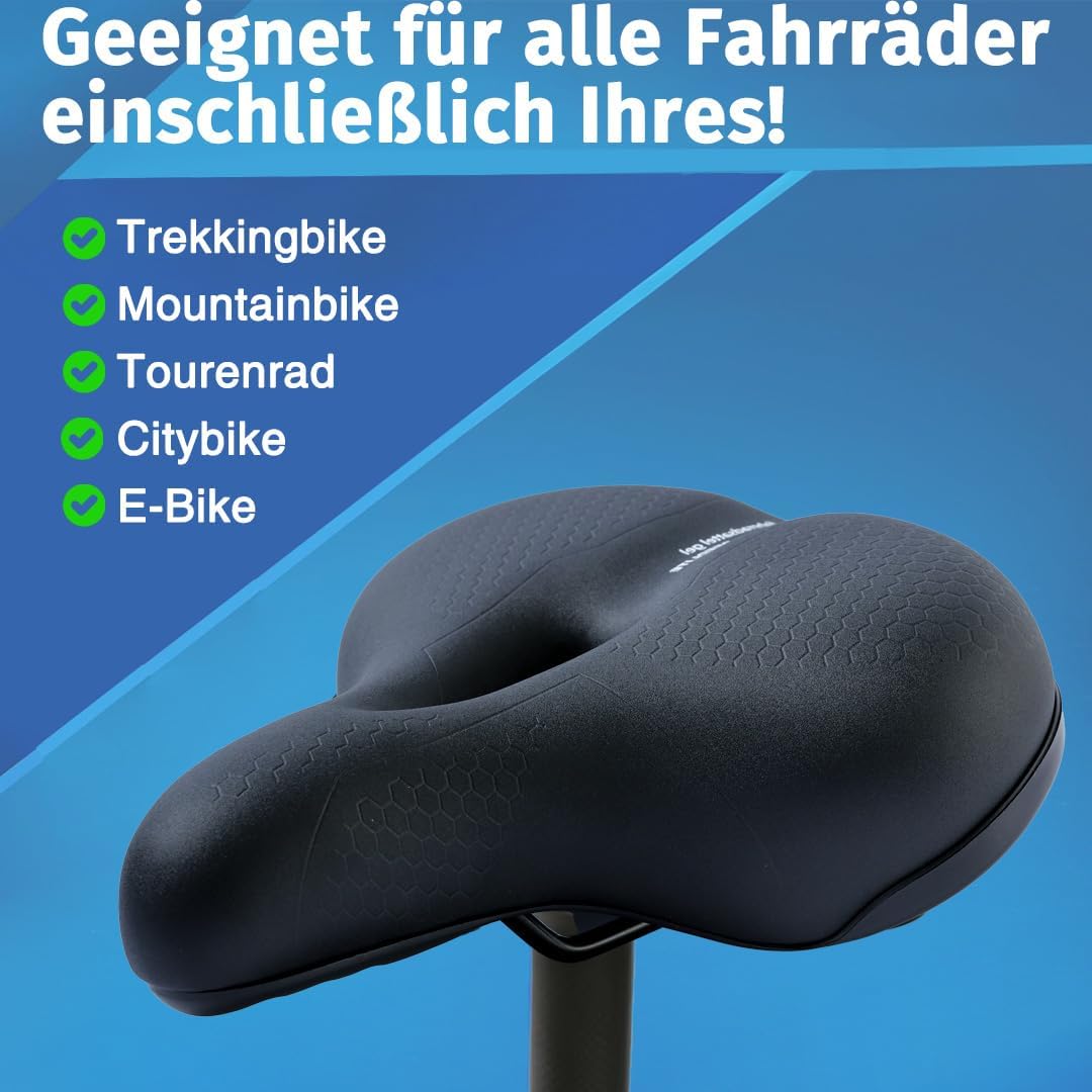 Deedlite Bike Sattel Premium Universal Sattel Pro 3.0 - Endlich Schmerzfrei Radfahren | Bequem Weich