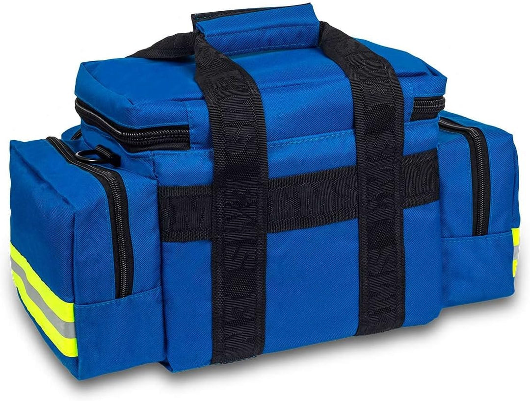EB Light Bag royal-blau | Notfalltasche | kompakt | rundum gepolstert | Klett-Trennstege | Elastiksc