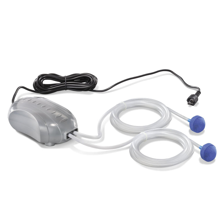 Solar Ersatzpumpe Duo Air Teichbelüfter 6-9V Sauerstoff Teich Gartenteich esotec 101884