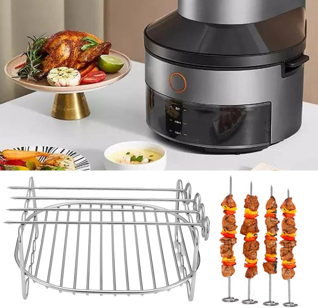 Grillrost Für Heissluftfritteuse, Heissluftfritteuse Grillrost, Luftfritteusen-Gestell 6, 7, 8 Zoll,