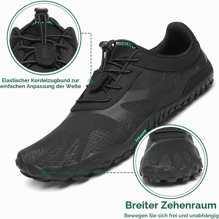 SAGUARO Herren Damen Barfussschuhe - Atmungsaktiv rutschfest Barfussschuhe - mit Breite Zehenbox und