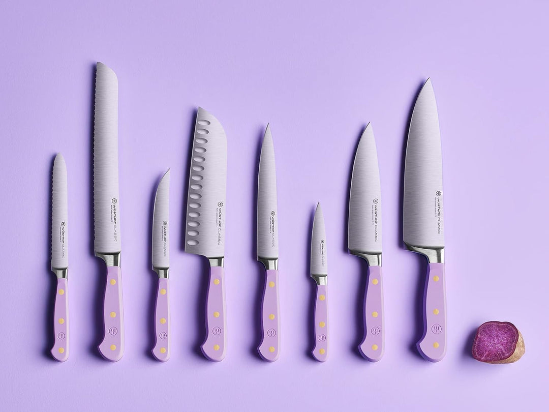 WÜSTHOF Classic Messerblock mit 7 Messern, Purple Yam (Lila), Purple Yam