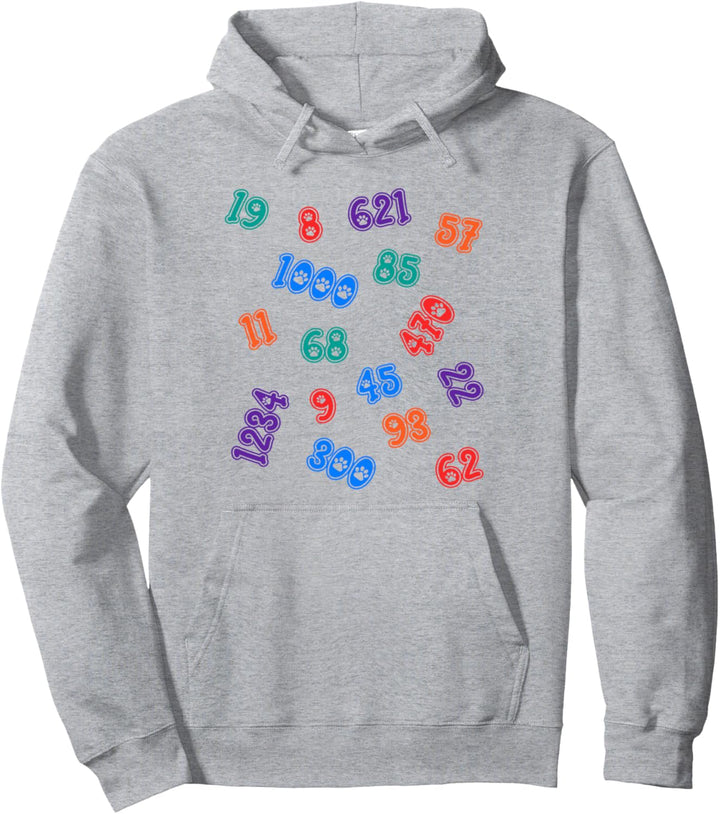 Schulanfang, Zahlen, Tage, Mathematik, lustig, lehrreich Pullover Hoodie
