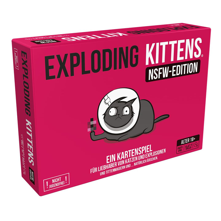 Exploding Kittens, Exploding Kittens: NSFW Edition (Auflage 2024), Grundspiel, Partyspiel, Version f