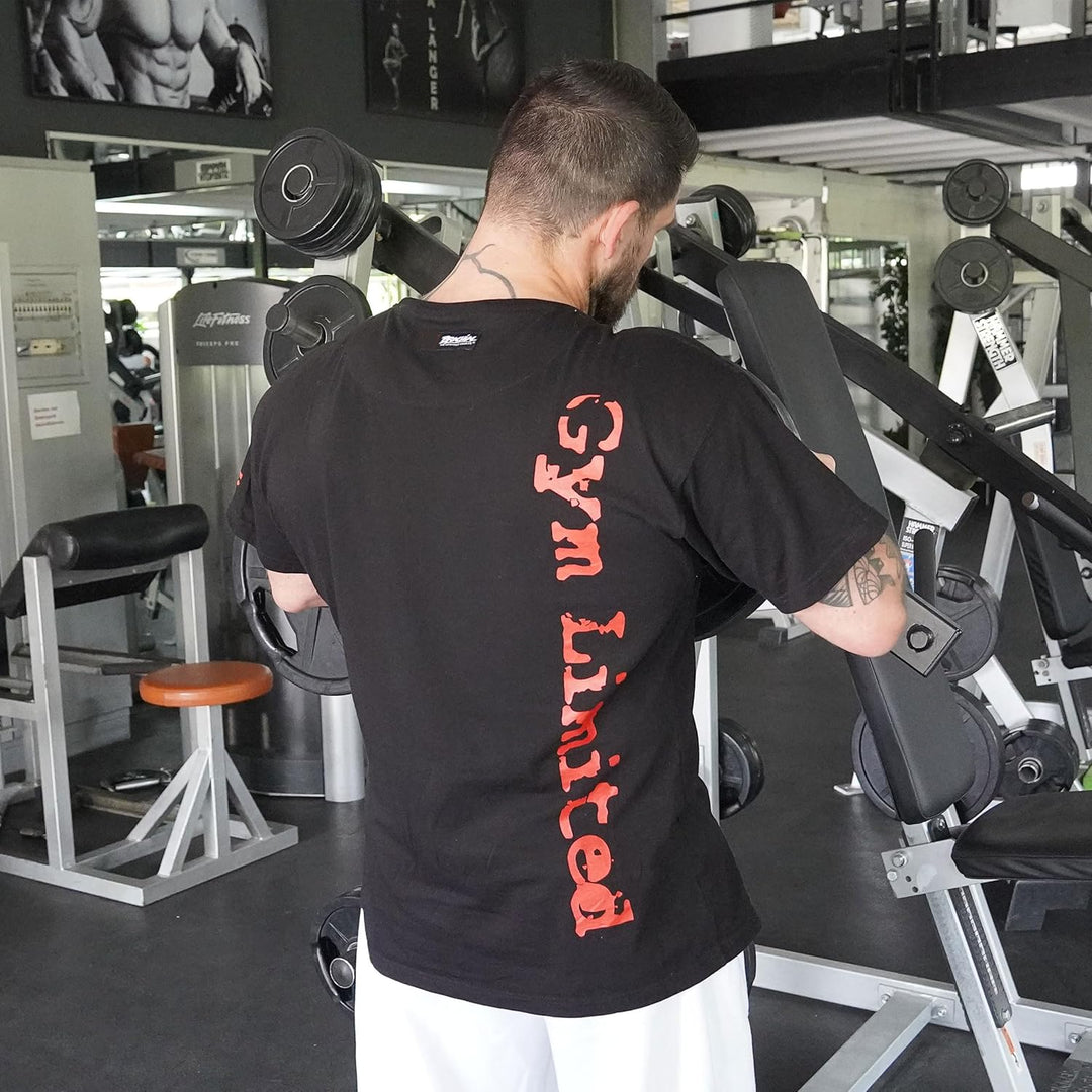 Brachial Premium Herren T-Shirt Gym Loose-Fit - für Freizeit Bodybuilding Workout Gym Kraftsport Fit