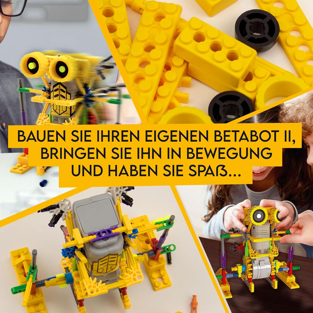 Science4You Betabot Roboter-Bausatz für Kinder, Baue deinen eigenen Roboter, Robotik-Set mit 126 Tei
