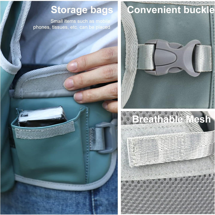 PETCUTE Hundetragetasche Welpen,Faltbar Tragbare Hund Tragetuch mit Tasche und Sicherheitsgurt, Welp