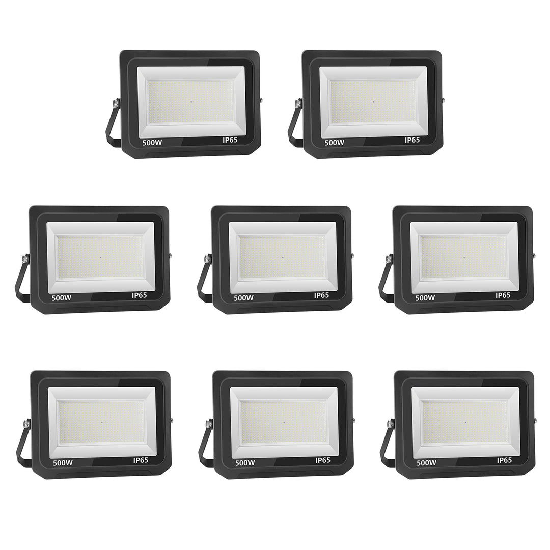 loyal LED Strahler Aussen Fluter Aussen: 500W Superhell Scheinwerfer 3000K Warmweiss 50000LM - IP65