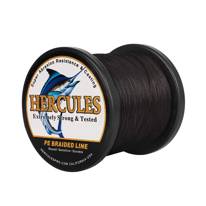 HERCULES Super Cast 100m - 2000m Yards Geflochtene Angelschnur 10lb - 300lb Test für Salzwasser Süss